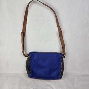 Kelsi Dagger Crossbody Bag Leather Womens Small Purse Handbag Blue Green Tan Zip